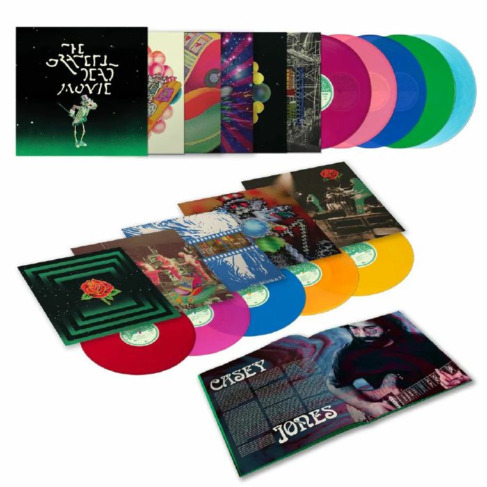 The Grateful Dead Movie (Soundtrack) - Coloured Vinyl 10xLP Box Set vinyl record cover