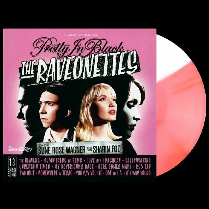 Pretty In Black - Limited Edition White & Pink Vinyl LP vinyl record cover