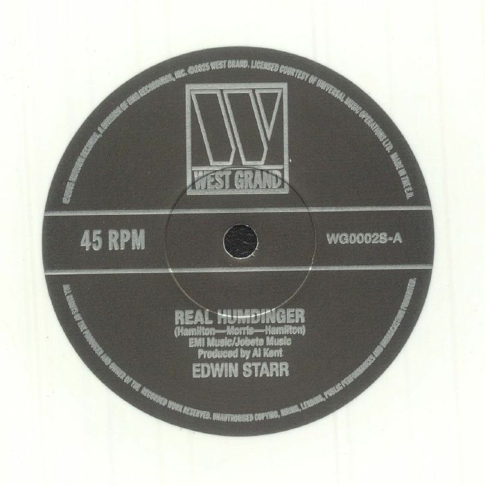 Real Humdinger - Limited White Vinyl Single vinyl record cover