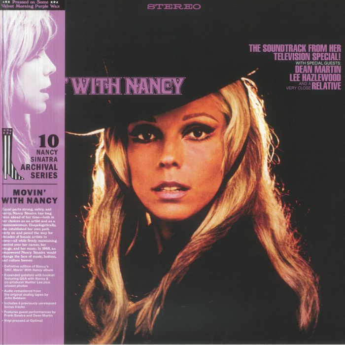 Movin' With Nancy - Velvet Morning Purple Vinyl LP vinyl record cover