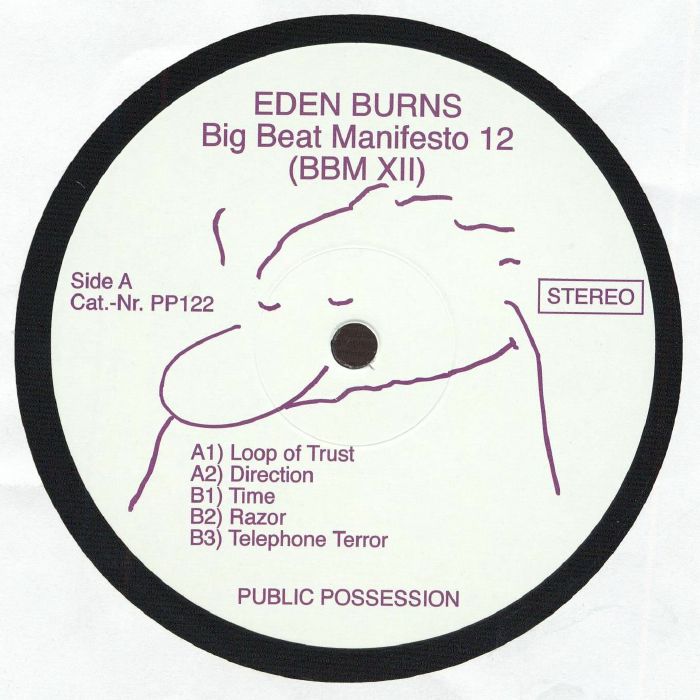 Big Beat Manifesto Vol XII - Limited Edition Vinyl EP vinyl record cover