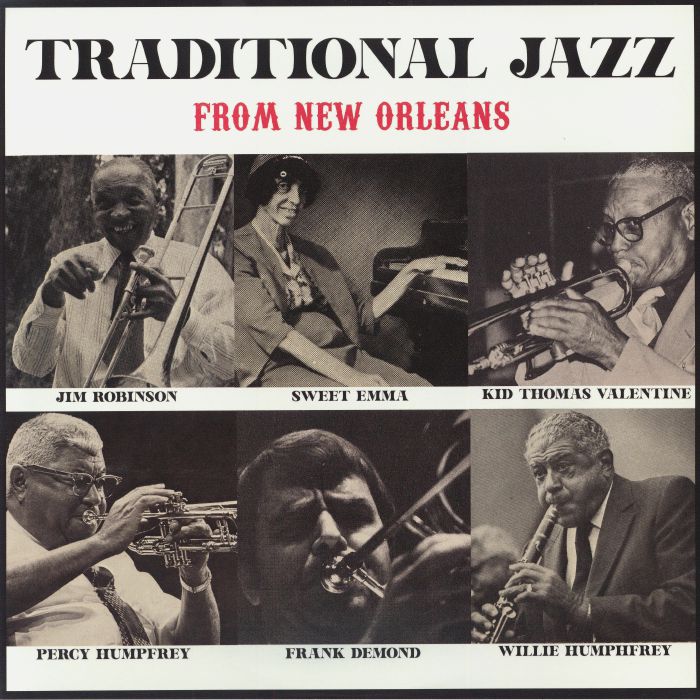 Traditional Jazz From New Orleans - 2xLP vinyl record cover