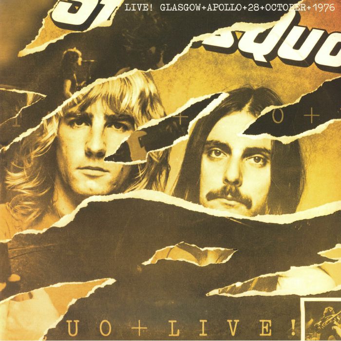 Live In Glasgow 28th October 1976 - Yellow 2xLP vinyl record cover