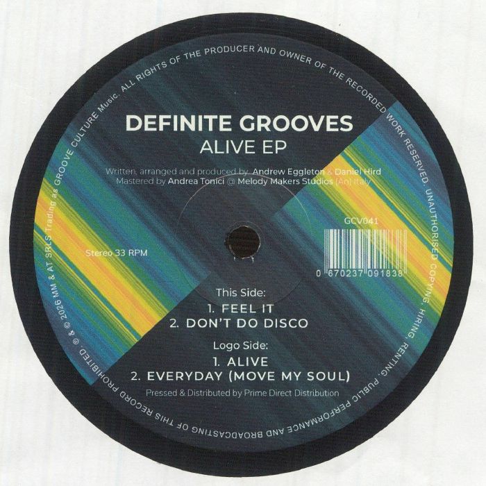 Alive EP - Vinyl EP vinyl record cover