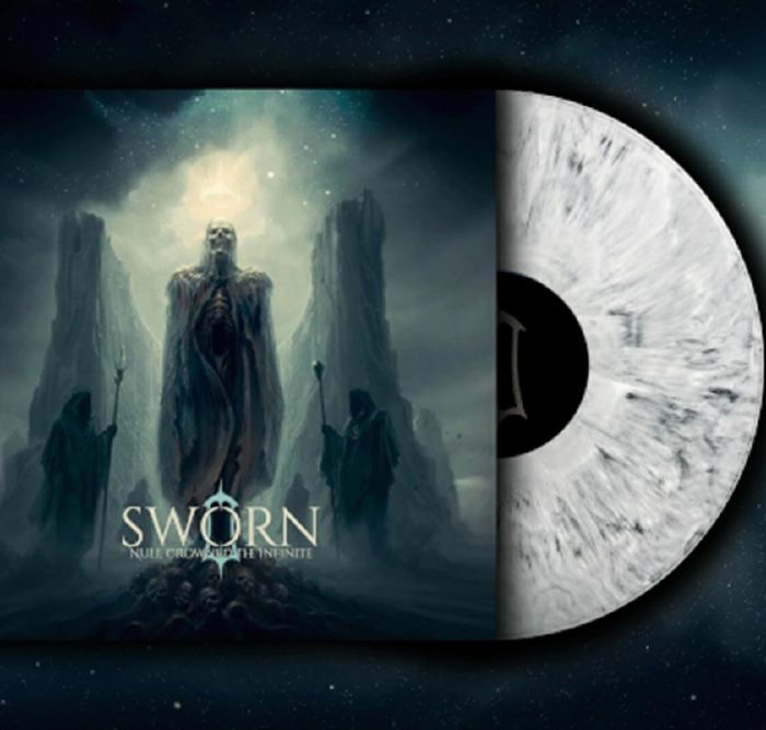 Null Crowned the Infinite - Limited Edition Grey Marbled Vinyl LP vinyl record cover