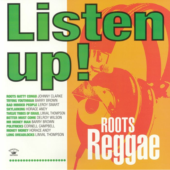 Listen Up! Roots Reggae - Clear Green Vinyl LP vinyl record cover