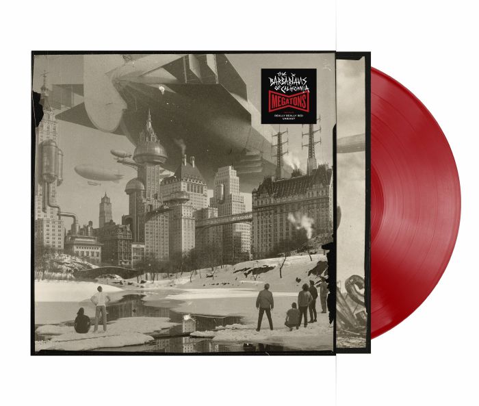 Megatons - Limited Edition Red Vinyl LP vinyl record cover