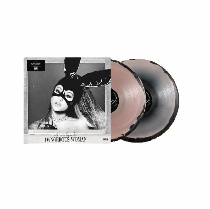 Dangerous Woman - Limited Edition Pink and Black 2xLP vinyl record cover