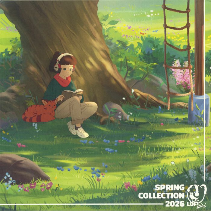 Lofi Girl Presents Spring Collection 2026 - Green Marbled 2xLP vinyl record cover