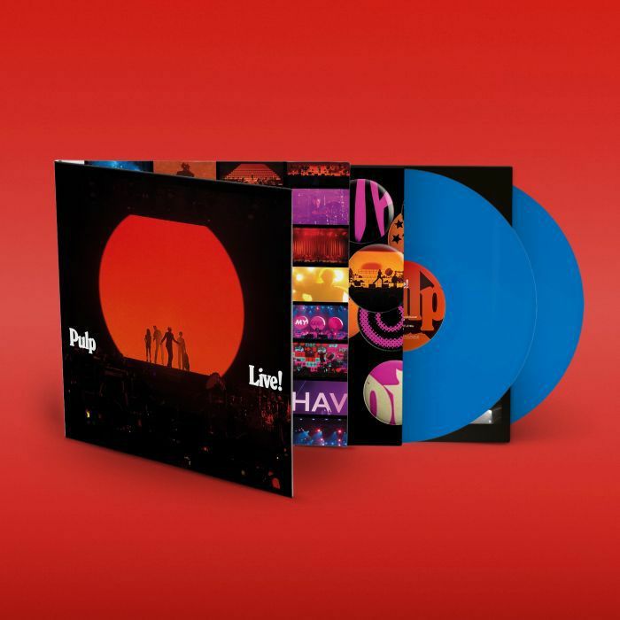 Live! - Limited Edition Blue Vinyl 2xLP vinyl record cover