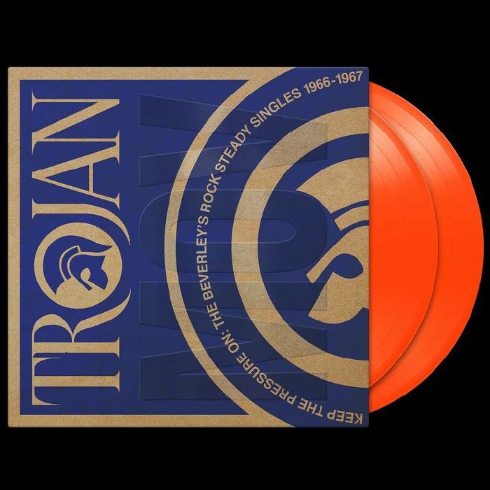 Keep The Pressure On: The Beverley's Rock Steady Singles 1966-1967 - Orange 2xLP vinyl record cover