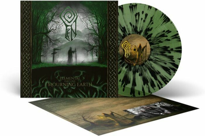 Elemental Part One: Mourning Earth - Green & Black Vinyl LP vinyl record cover