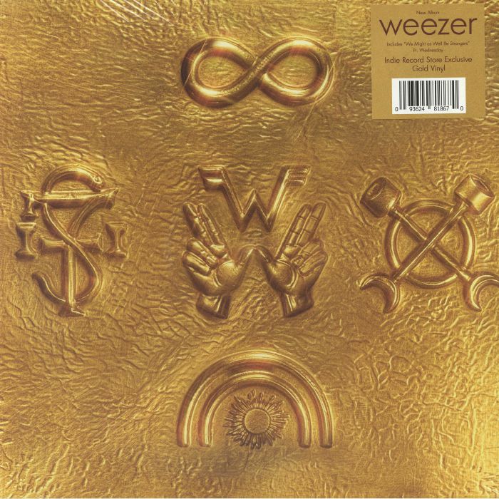 Weezer (Gold Album) - Gold Vinyl LP vinyl record cover