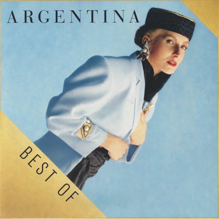 Best Of Argentina - Gold & Black Splatter Vinyl LP vinyl record cover