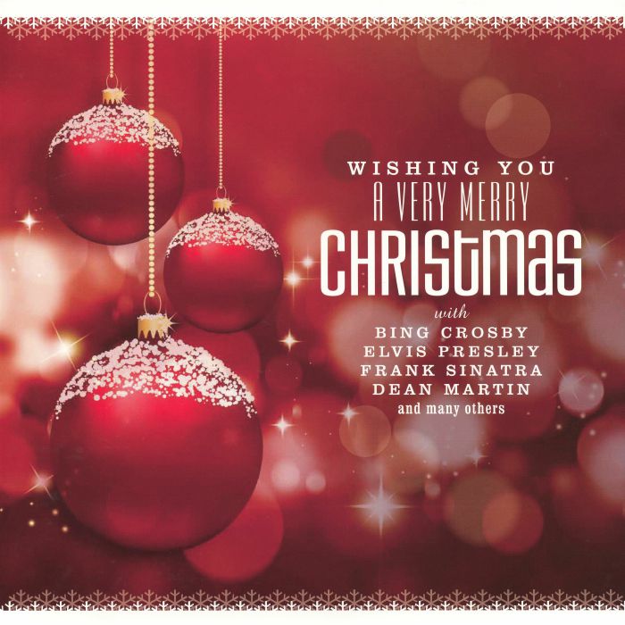 Wishing You A Very Merry Christmas - Gold Vinyl LP vinyl record cover