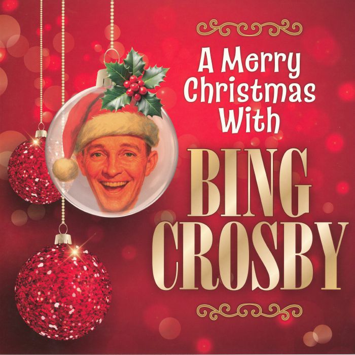 A Merry Christmas With Bing Crosby - Red Vinyl LP vinyl record cover