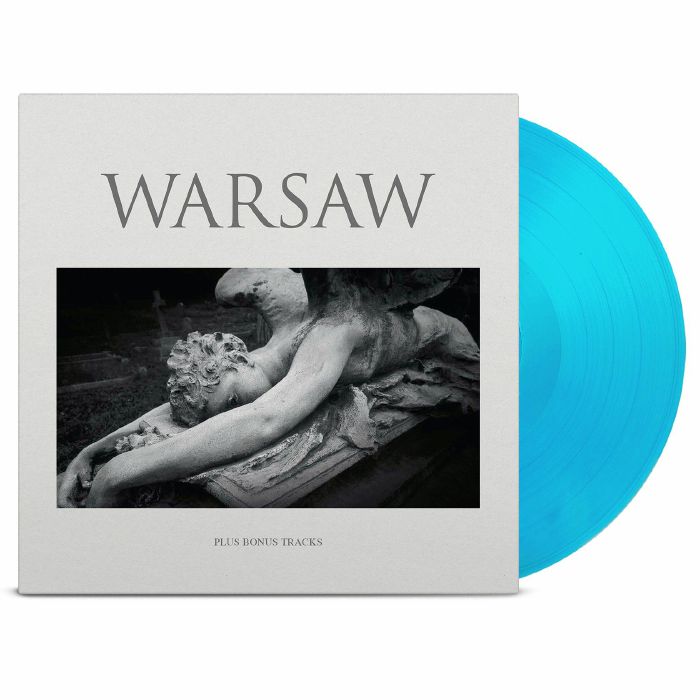 Warsaw - Limited Edition Clear & Blue Vinyl LP vinyl record cover