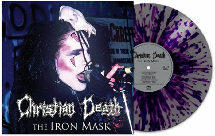 The Iron Mask - Limited Edition Splatter Vinyl LP vinyl record cover