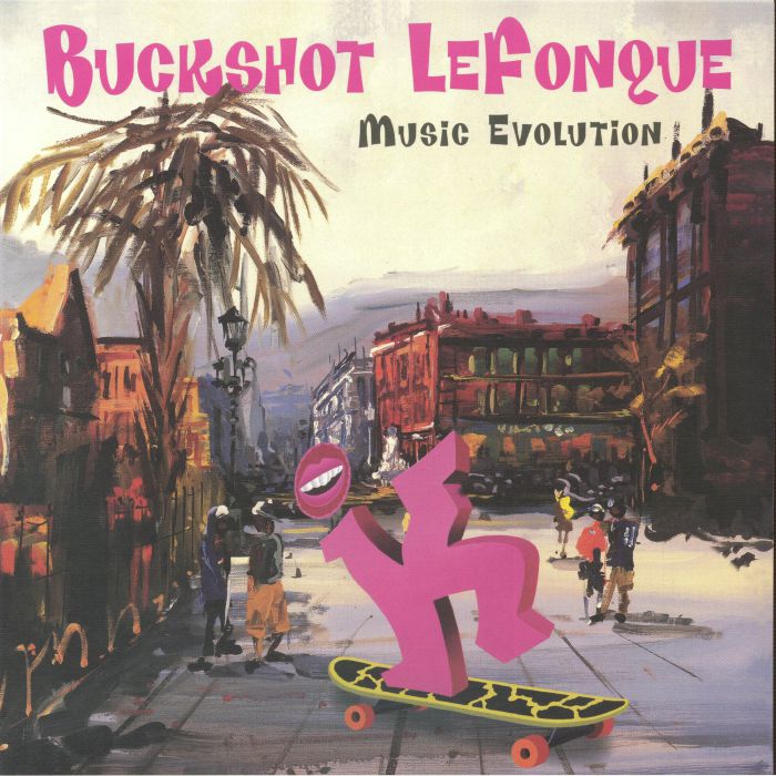 Music Evolution - Limited Edition Pink Vinyl LP vinyl record cover