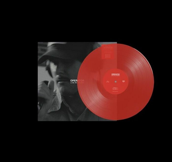 Operator: Live In Studio - Translucent Red Vinyl LP vinyl record cover