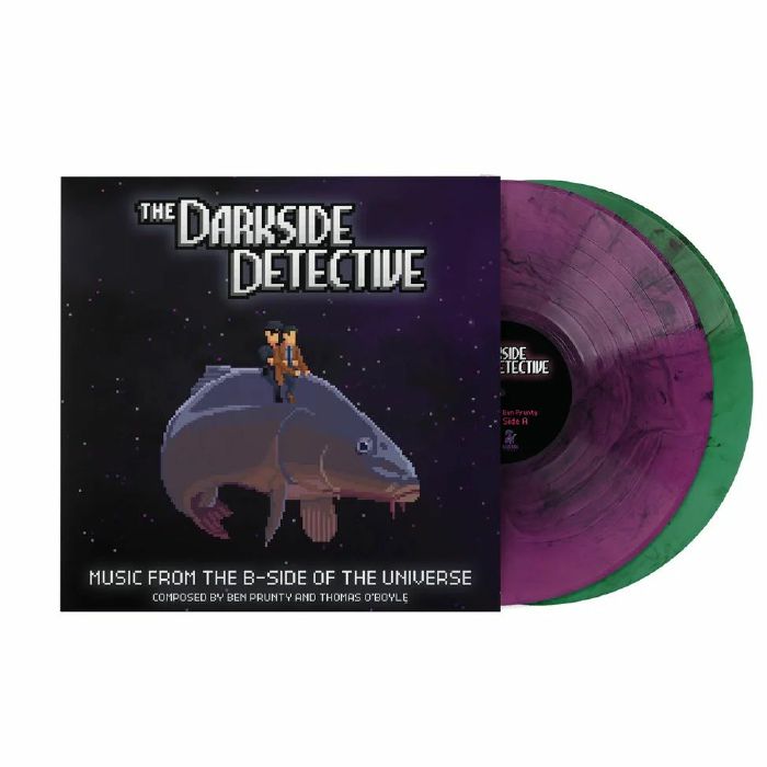 The Darkside Detective (Soundtrack) - Purple & Green Vinyl 2xLP vinyl record cover
