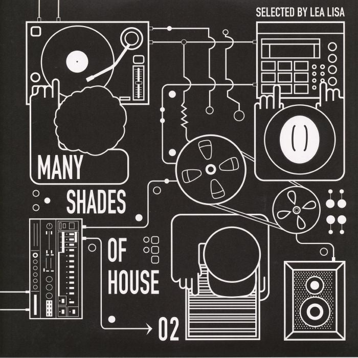 Many Shades Of House Vol 2 - 2xLP vinyl record cover