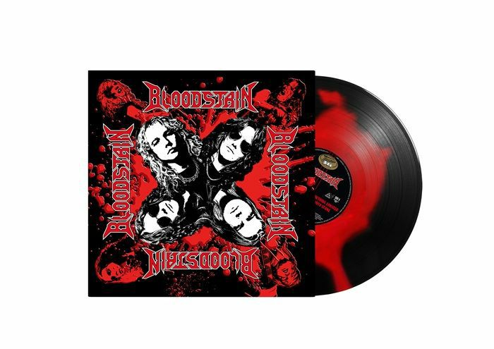 Bloodstain - Limited Edition Red & Black Vinyl LP vinyl record cover