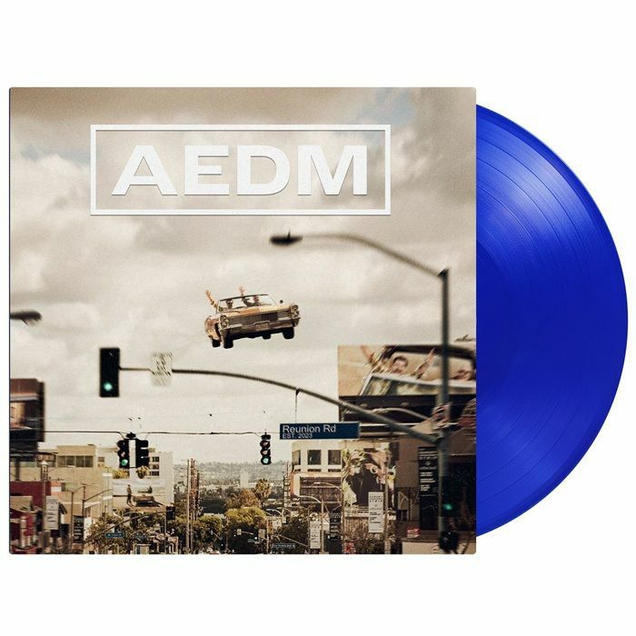AEDM - Limited Edition Clear Blue Vinyl LP vinyl record cover