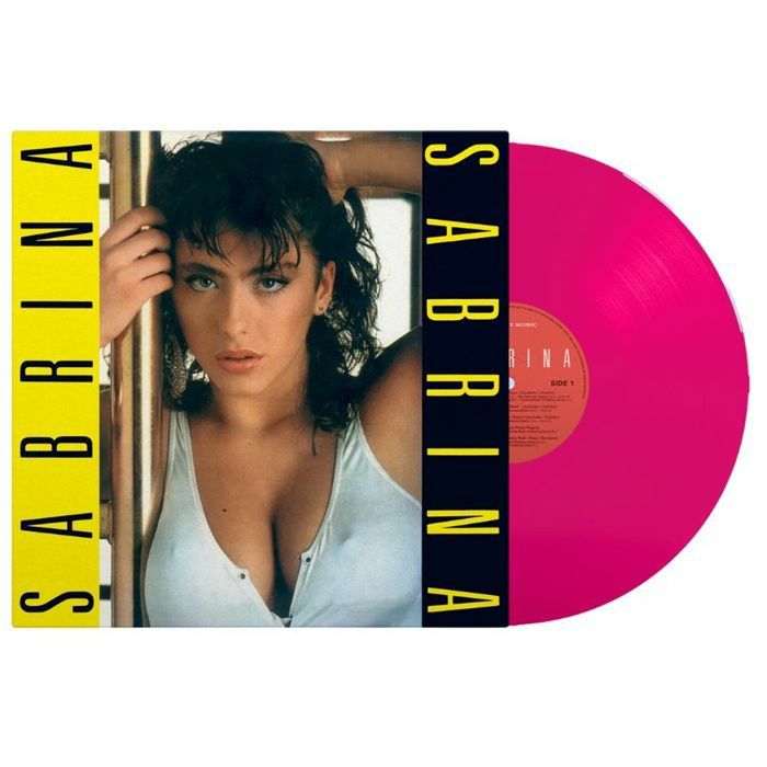 Sabrina - Clear Magenta Vinyl LP vinyl record cover