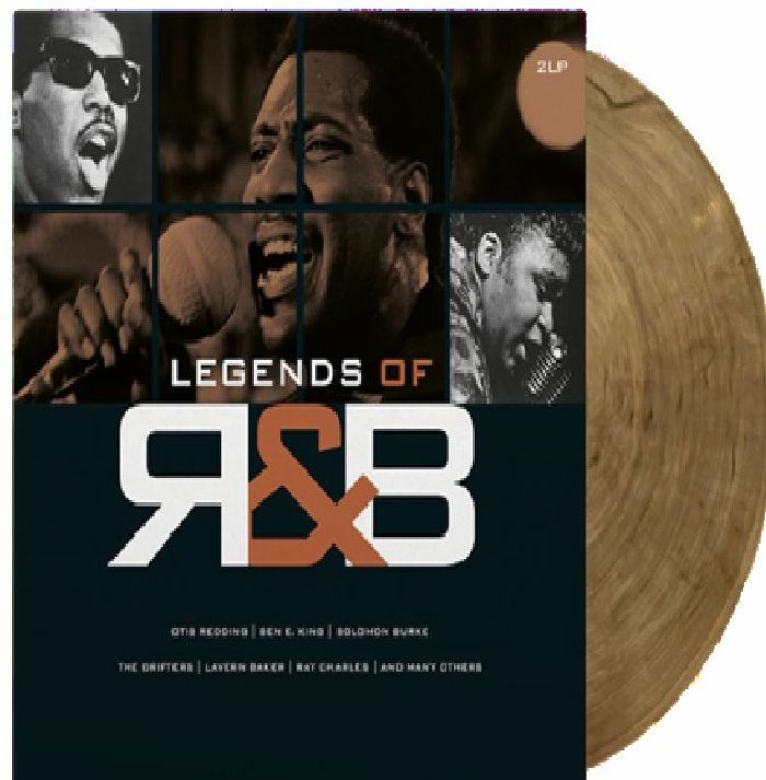 Legends Of R&B - Limited Edition Crystal Clear & Black Mixed 2xLP vinyl record cover