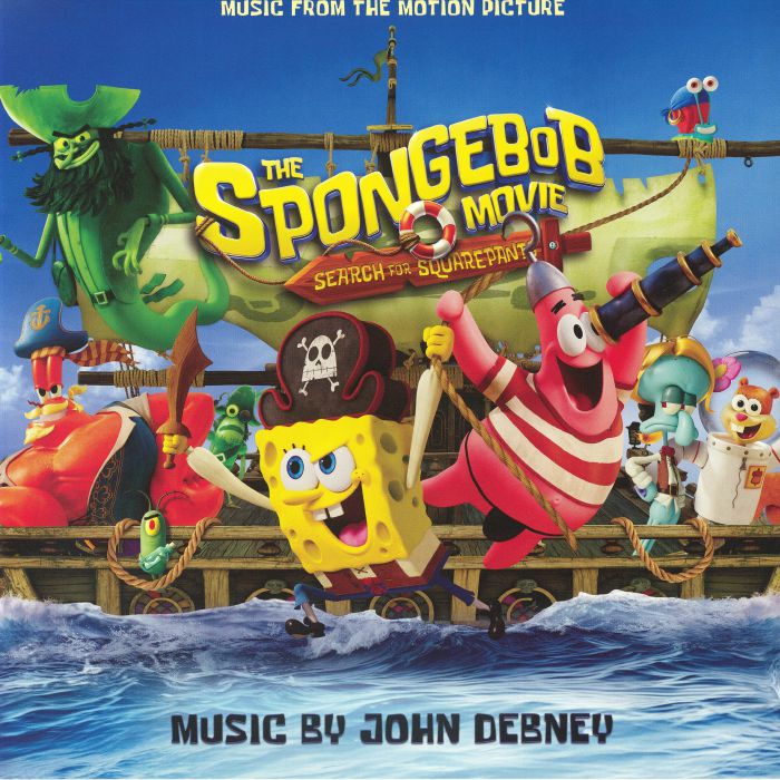 The Spongebob Movie: Search For Squarepants - Ocean Blue Vinyl LP vinyl record cover