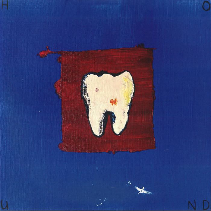 Hound - Red Smoke Split Vinyl LP vinyl record cover