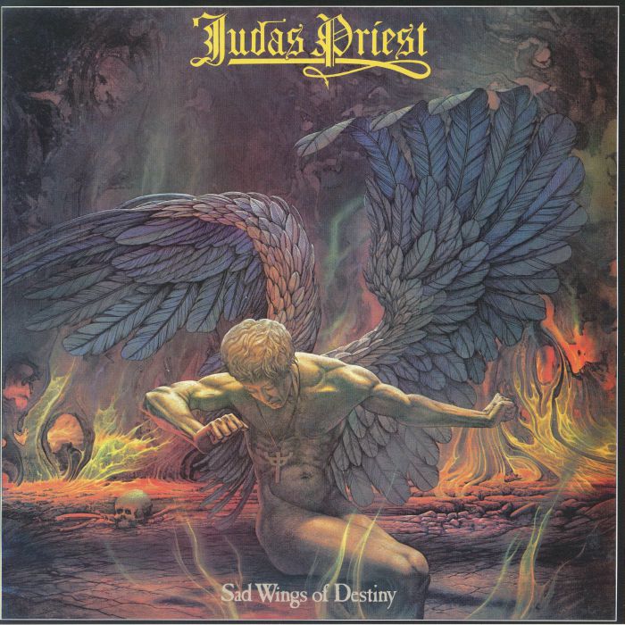 Sad Wings Of Destiny - Silver Marbled Vinyl LP vinyl record cover