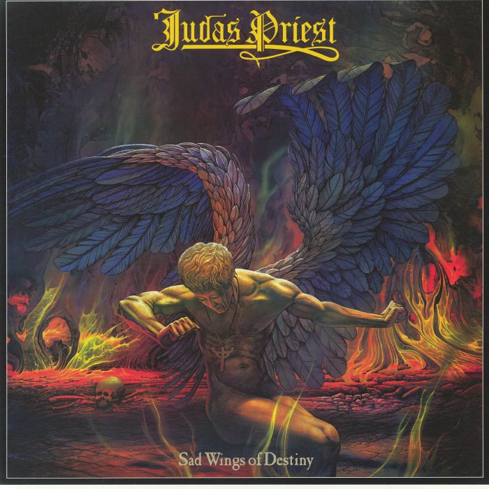 Sad Wings Of Destiny - Limited Yellow & Orange Vinyl LP vinyl record cover