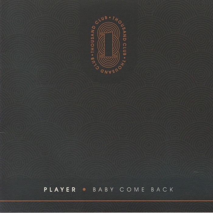 Baby Come Back - Limited Edition Vinyl Single vinyl record cover