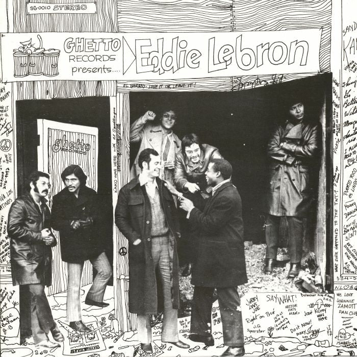 Ghetto Records Presents Eddie Lebron - Vinyl LP vinyl record cover