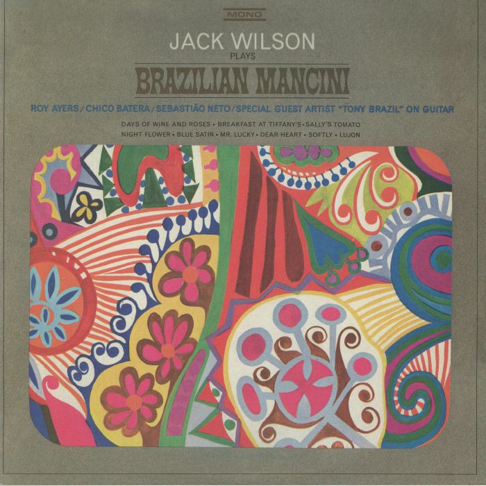 Jack Wilson Plays: Brazilian Mancini (Mono) - Pink Vinyl LP vinyl record cover