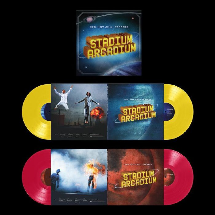 Stadium Arcadium (20th Anniversary) - Canary Yellow & Apple Red 4xLP vinyl record cover