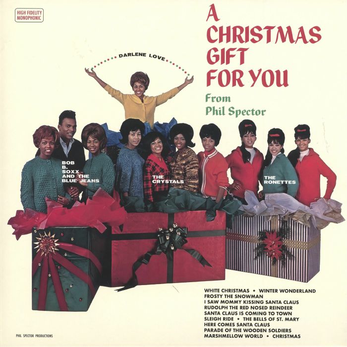 A Christmas Gift For You - Red Vinyl LP vinyl record cover