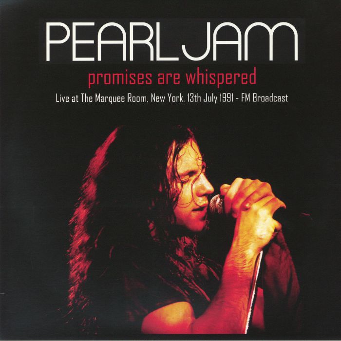 Promises Are Whispered: Live At The Marquee Room New York 13th July 1991 - Limited Edition Vinyl LP vinyl record cover