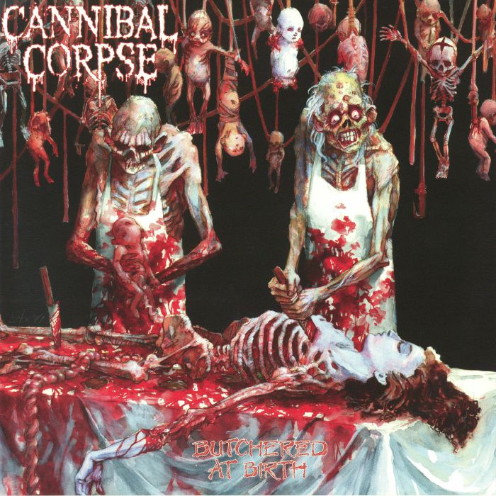Butchered At Birth - Blood Spilled Vinyl LP vinyl record cover