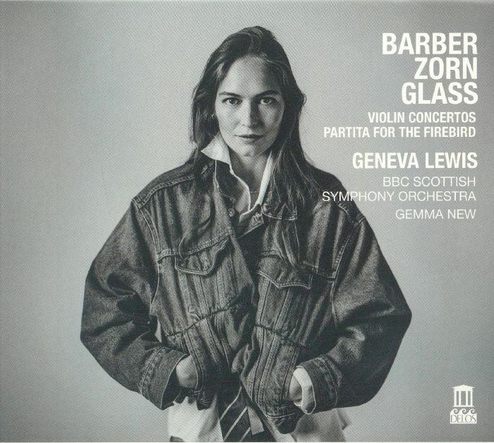 Barber & Glass: Violin Concertos; Zorn: Partita for the Firebird - CD CD cover