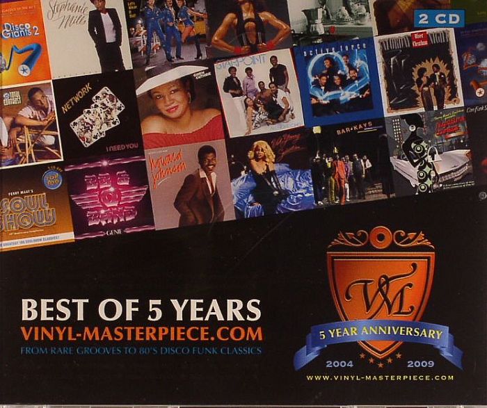 Best Of 5 Years: Vinyl Masterpiece Com: From Rare Grooves To 80's Disco Funk Classics - 2CD CD cover