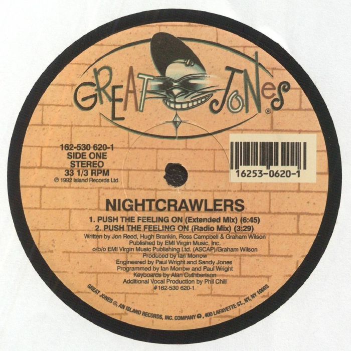 Push The Feeling On - Vinyl Single vinyl record cover