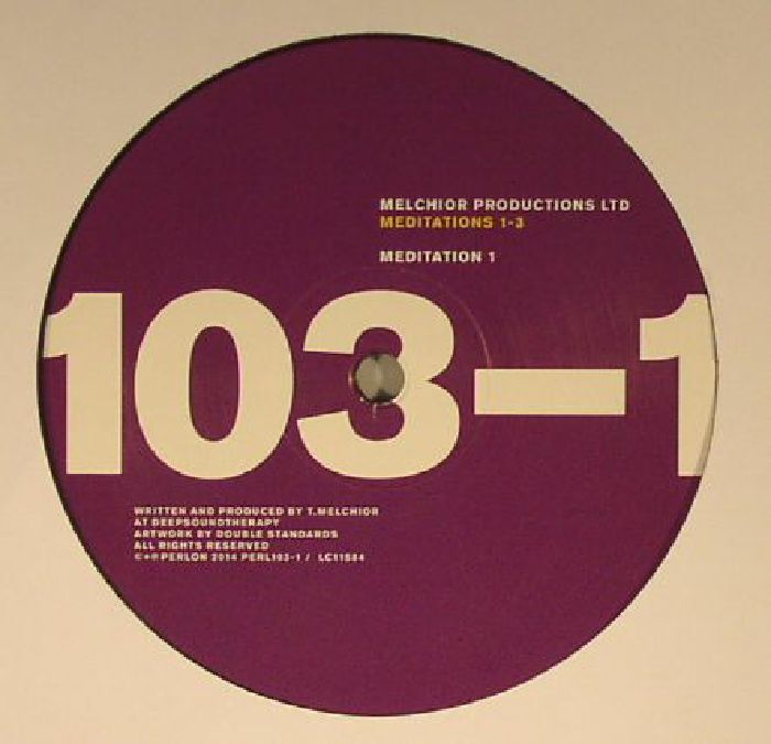 Meditations 1-3 - Vinyl EP vinyl record cover