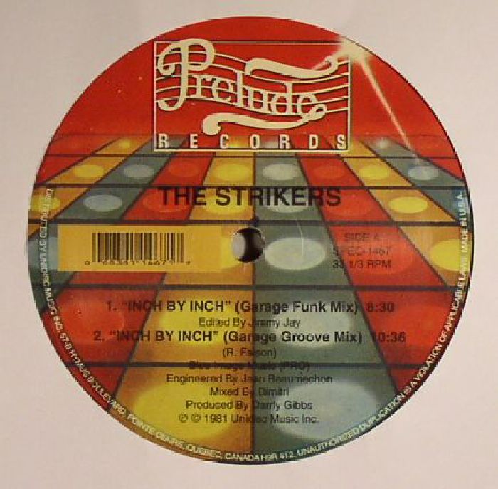 Inch By Inch - Vinyl Single vinyl record cover