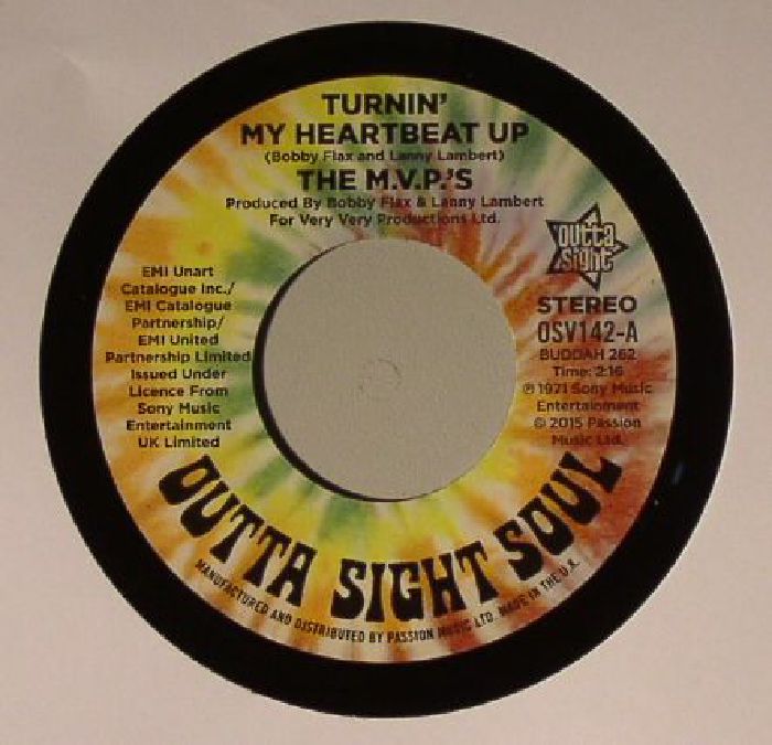 Turnin My Heartbeat Up - Vinyl Single vinyl record cover