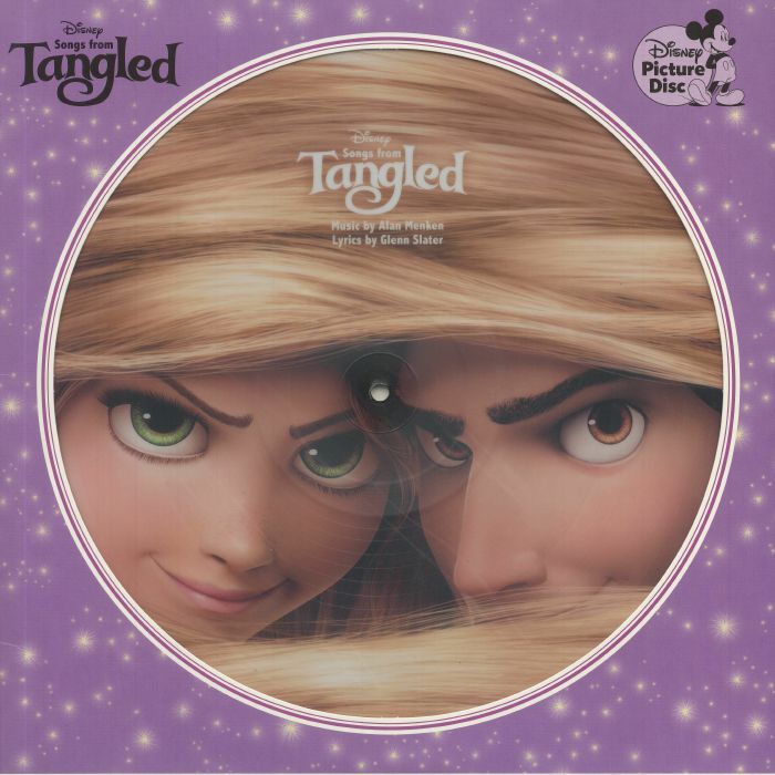 Songs From Tangled (Soundtrack) - Picture Disc Vinyl LP vinyl record cover