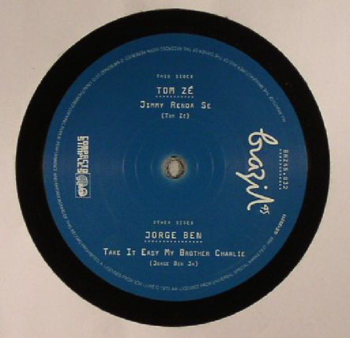 Jimmy Renda Se - Limited Edition Vinyl Single vinyl record cover