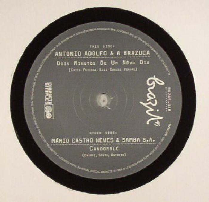 Dois Minutos De Um Novo Dia - Vinyl Single vinyl record cover